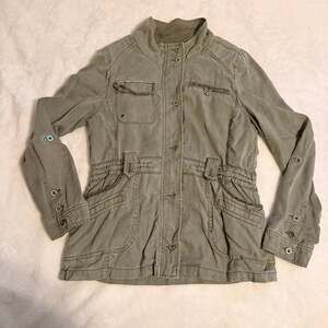 Marrakech Women Olive Green Military Safari Style Utility Jacket
